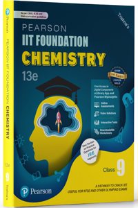 Pearson IIT Foundation' 25 Chemistry Class 9 | For JEE, NTSE & Olympiad Exams |As per CBSE, ICSE & State Curriculums | Includes JEE Practice Questions |Free acess to 9 Online Assessments, 42 Video Solutions & Interactive Tests via Pearson MyInsight