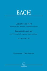 Concerto for Violoncello in A minor after BWV 593 (Cello & Piano)
