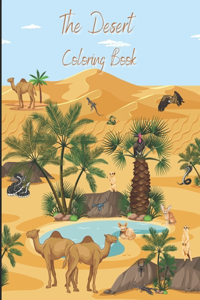 The Desert- Coloring Book