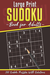 Large Print Sudoku Book for Adults