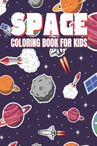 Space Coloring Book for Kids