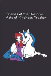Friends of the Unicorns Acts of Kindness Tracker