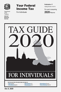 Tax Guide for Individuals, Publication 17, Your Federal Income Tax for Individuals