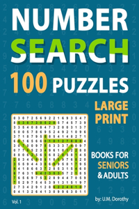 Large Print Number Search Books For Seniors