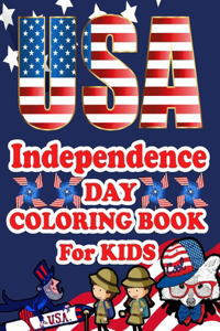 USA Independence Day Coloring Book For KIDS