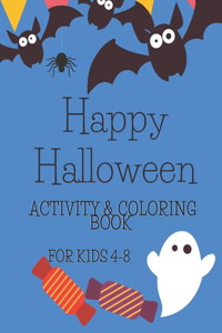 Happy Halloween Activity & Coloring Book