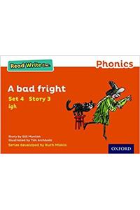 Read Write Inc. Phonics: Orange Set 4 Storybook 3 A Bad Fright