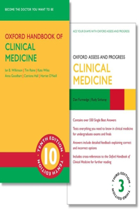 Oxford Handbook of Clinical Medicine 10th Edition and Oxford Assess and Progress Clinical Medicine 3rd Edition Set