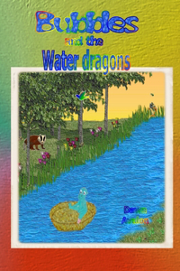 Bubbles and the Water dragons - read and colouring