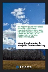 The Pronunciation of 10,000 Proper Names