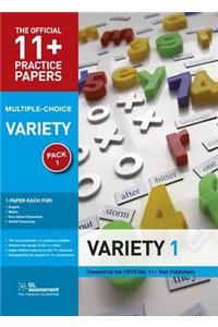11+ Practice Papers, Variety Pack 1, Multiple Choice