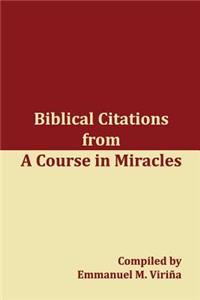 Biblical Citations from A Course in Miracles