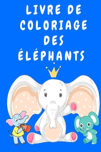 Livre de coloriage des éléphants