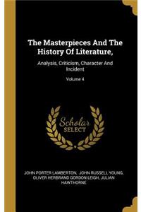 The Masterpieces And The History Of Literature,