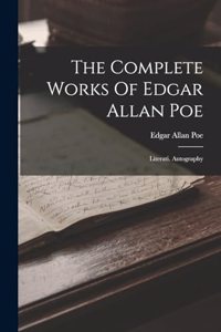 Complete Works Of Edgar Allan Poe