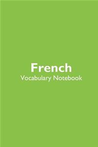 French Vocabulary Notebook