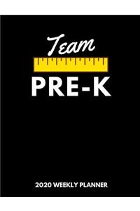 Team Pre-K 2020 Weekly Planner