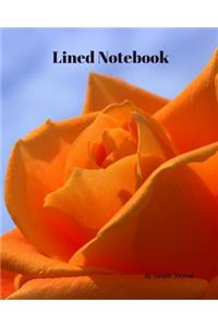 Simple Lined Notebook