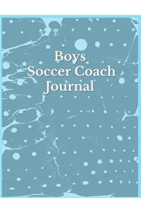 Boys Soccer Coach Journal