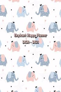 Elephant Happy Planner 2020-2021