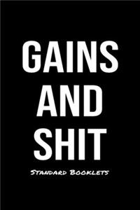 Gains And Shit Standard Booklets