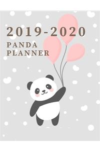 2019-2020 Panda Planner: Weekly & Monthly View Planner, Organizer & Diary