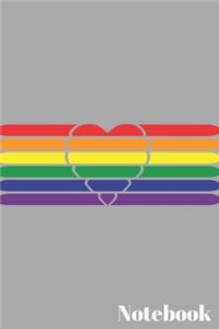 Gay Heart Notebook