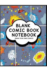 Blank Comic Book Notebook