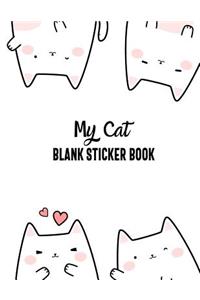 My Cat Blank Sticker Book