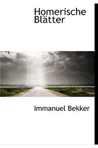 Homerische Bl Tter