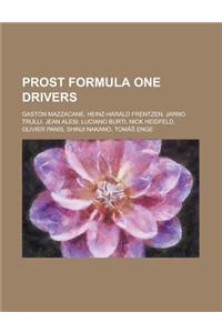 Prost Formula One Drivers