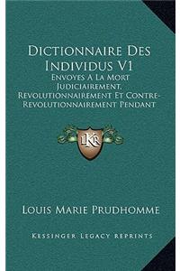 Dictionnaire Des Individus V1