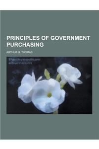 Principles of Government Purchasing