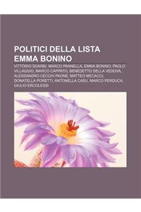 Politici Della Lista Emma Bonino