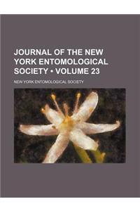 Journal of the New York Entomological Society (Volume 23)