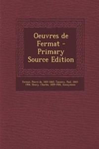 Oeuvres de Fermat