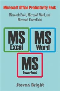 Microsoft Office Productivity Pack' Microsoft Excel, Microsoft Word, and Microsoft PowerPoint