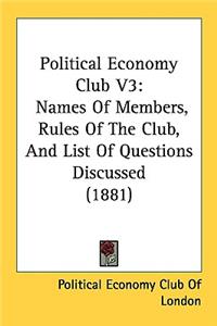 Political Economy Club V3