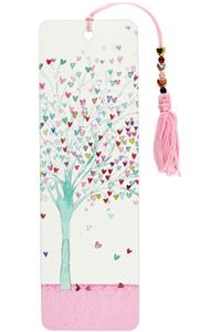 Tree of Hearts Beaded Bookmark