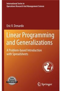 Linear Programming and Generalizations