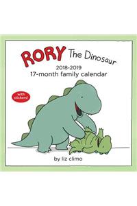 Rory the Dinosaur 2018-2019 17-Month Family Calendar