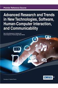 Advanced Research and Trends in New Technologies, Software, Human-Computer Interaction, and Communicability