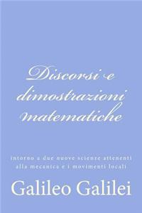 Discorsi e dimostrazioni matematiche
