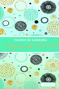 2020 Planificador - Tesoros de Sabiduría - Círculos Geométricos de Verde Azulado Y Oro