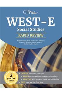 WEST-E Social Studies Rapid Review Study Guide