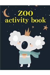 zoo activity book: Detailed Designs for Relaxation & Mindfulness