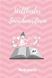 Weltbeste Snowboarderin Notizbuch