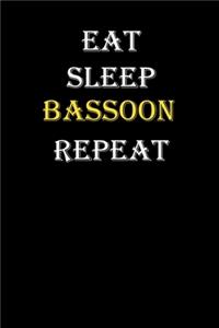 Eat, Sleep, Bassoon, Repeat Journal