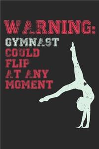 Warning Gymnast Could Flip At Any Moment