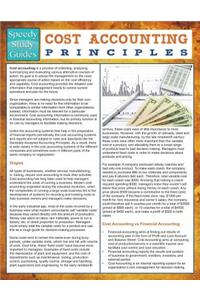Cost Accounting Principles (Speedy Study Guides)